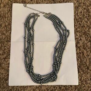 Beautiful EUC layered necklace, five layers of strands of beads